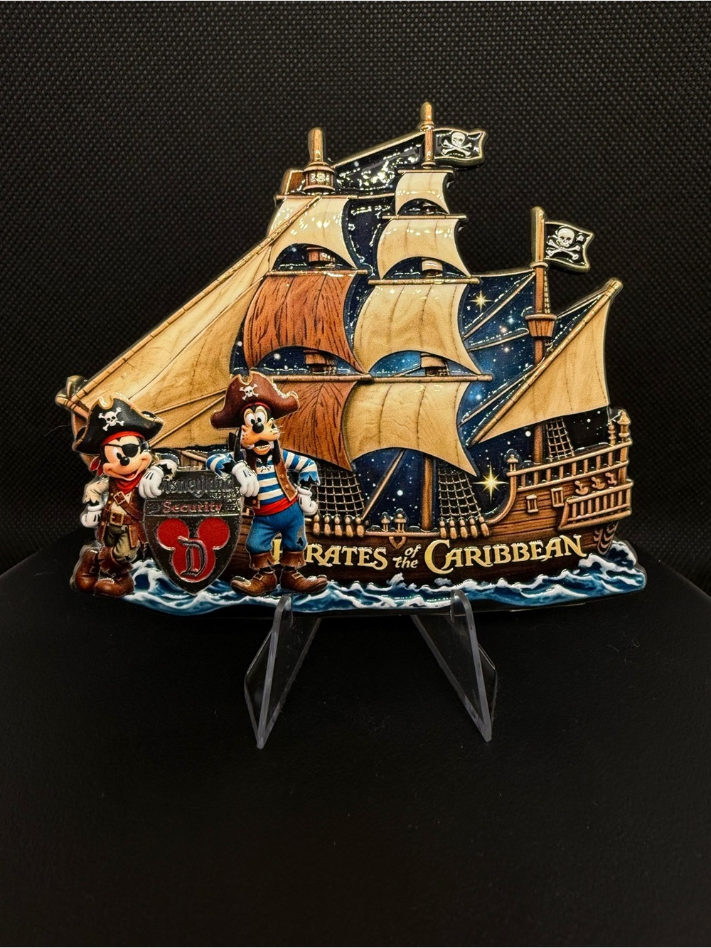 Disneyland Security Pirates of The Caribbean Challenge Coin